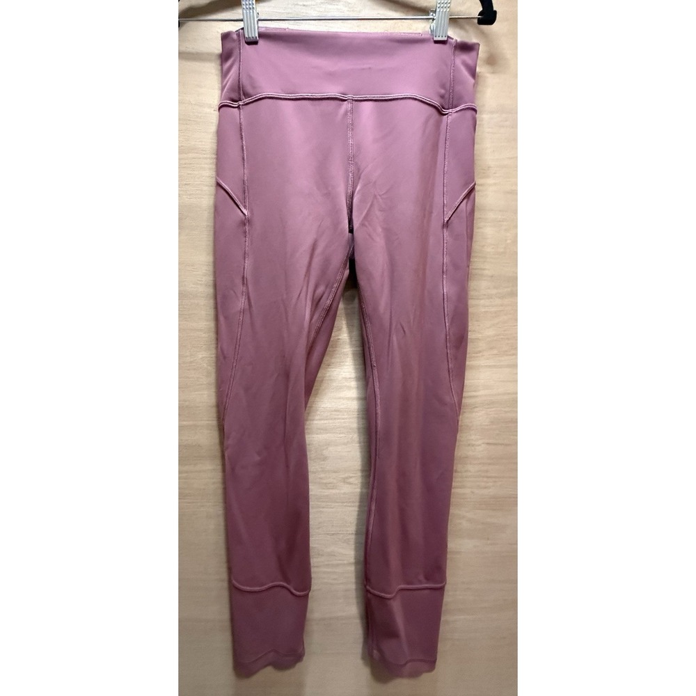 Lululemon In Movement Tight Everlux Red Dust (Rose Pink) Size 8 Style LW5BPGS